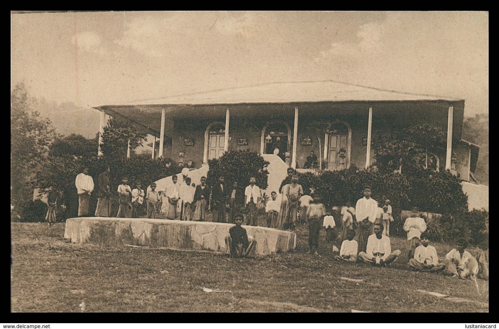 TIMOR - Colégio Da Missão De Lahane. ( Ed. Da Missão)    Carte Postale - Timor Oriental