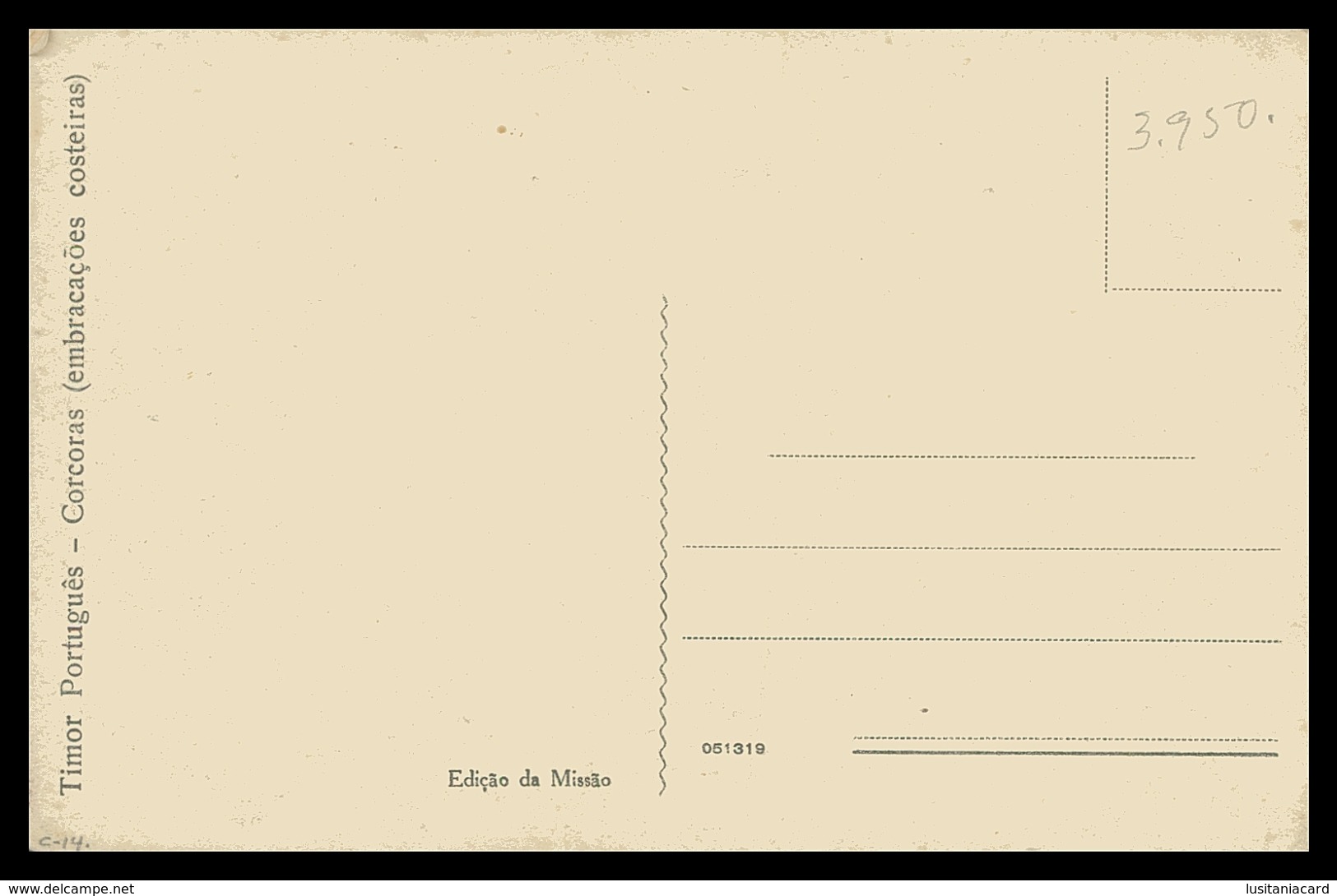 TIMOR - Corcoras - Embarcações Costeiras. ( Ed. Da Missão)  Carte Postale - Osttimor