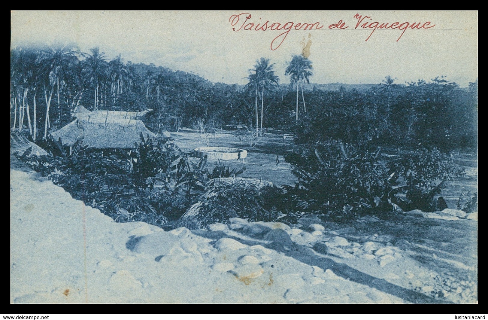 TIMOR - VIQUEQUE - Uma Paisagem De Viqueque. ( Ed. Da Missão)  Carte Postale - Oost-Timor