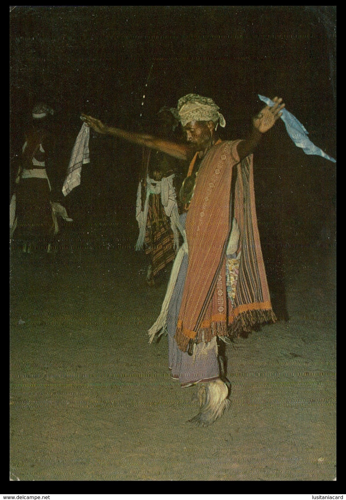 TIMOR - COSTUMES - Guerreiro De Atesabe. ( Ed. C.T.I. De Timor)  Carte Postale - East Timor