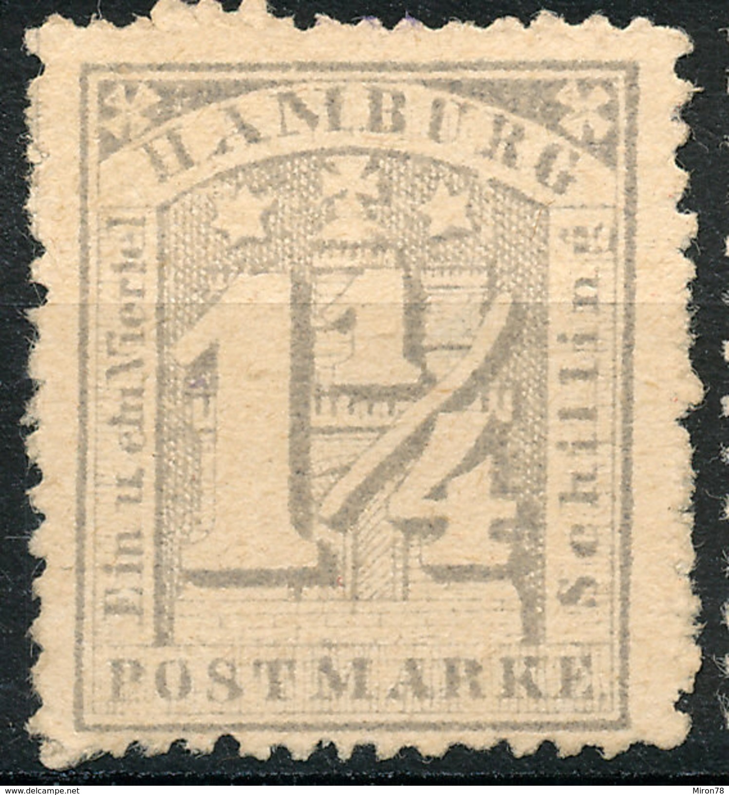 Stamp German States  Hamburg 1864-651 1/4s Mint Lot#10 - Hambourg