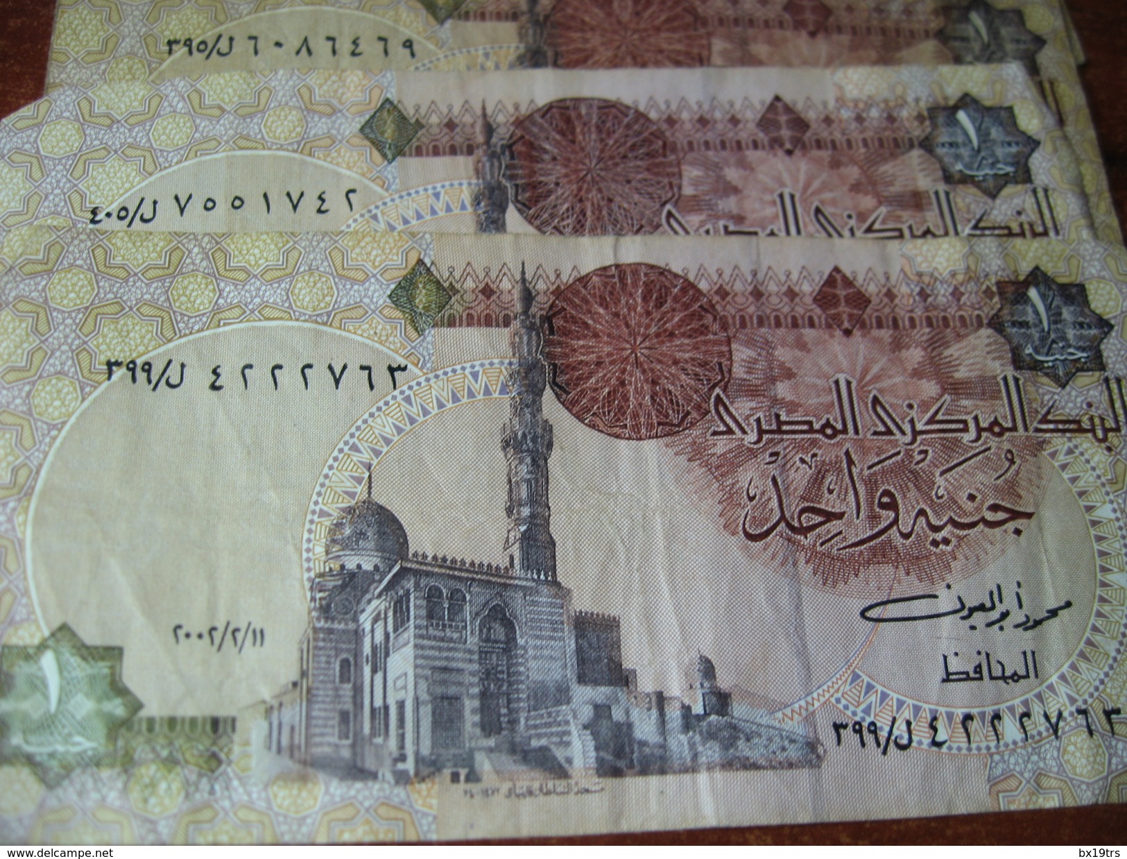 7 BILLETS DE 1 POUND EGYPTE - Egypte