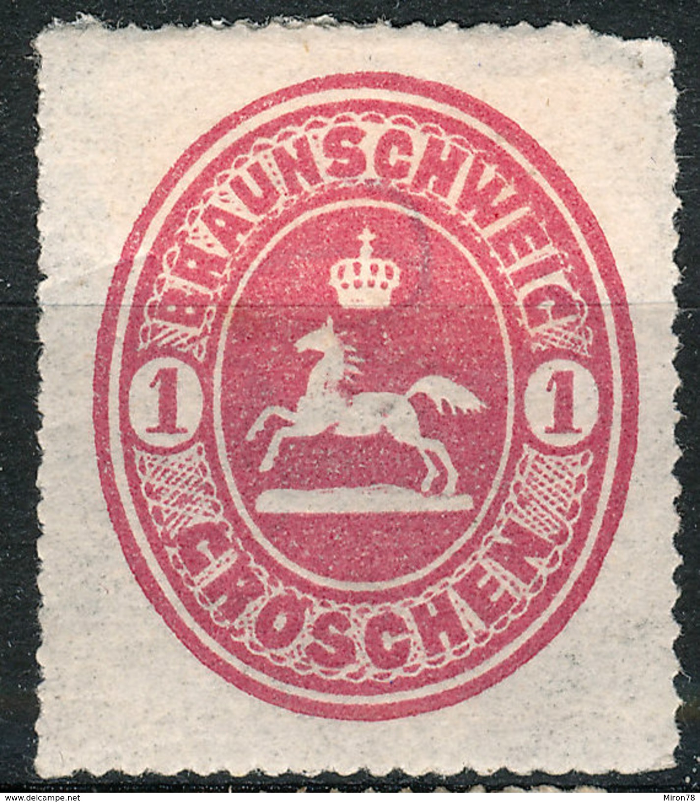 Stamp German States Brunswick  1865  1gr  Mint Lot#26 - Braunschweig