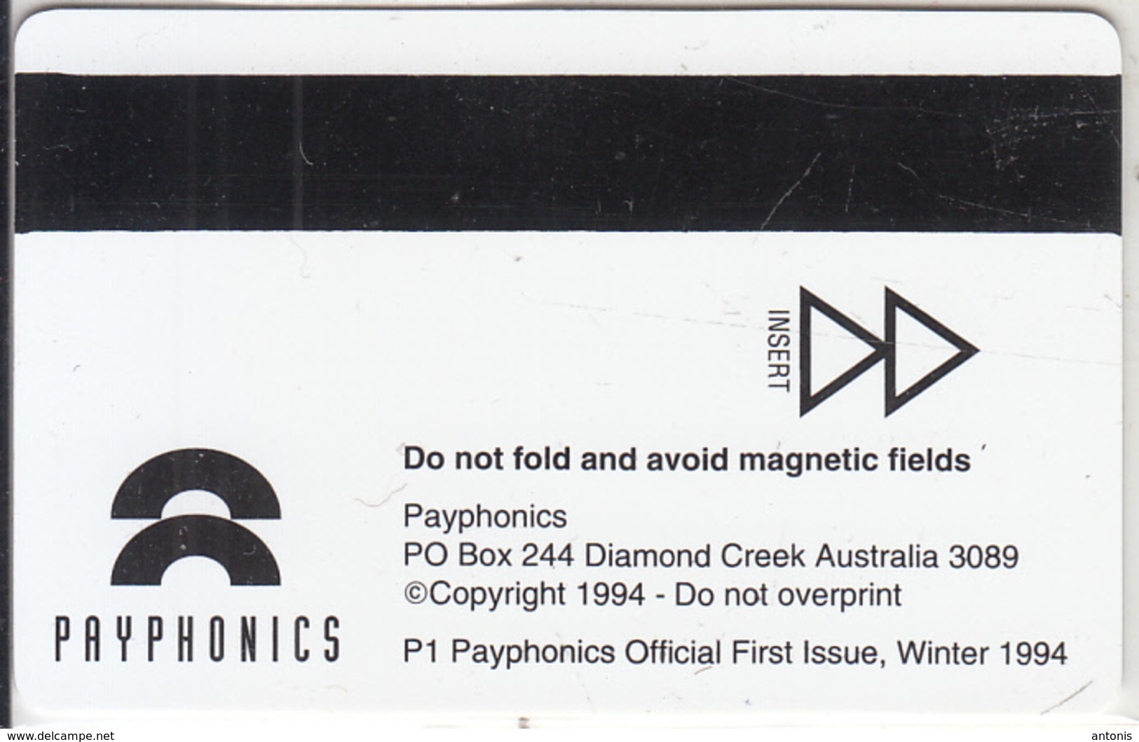 AUSTRALIA - Payphonics Telecard, First Issue $5, Tirage 2800, Mint - Australia