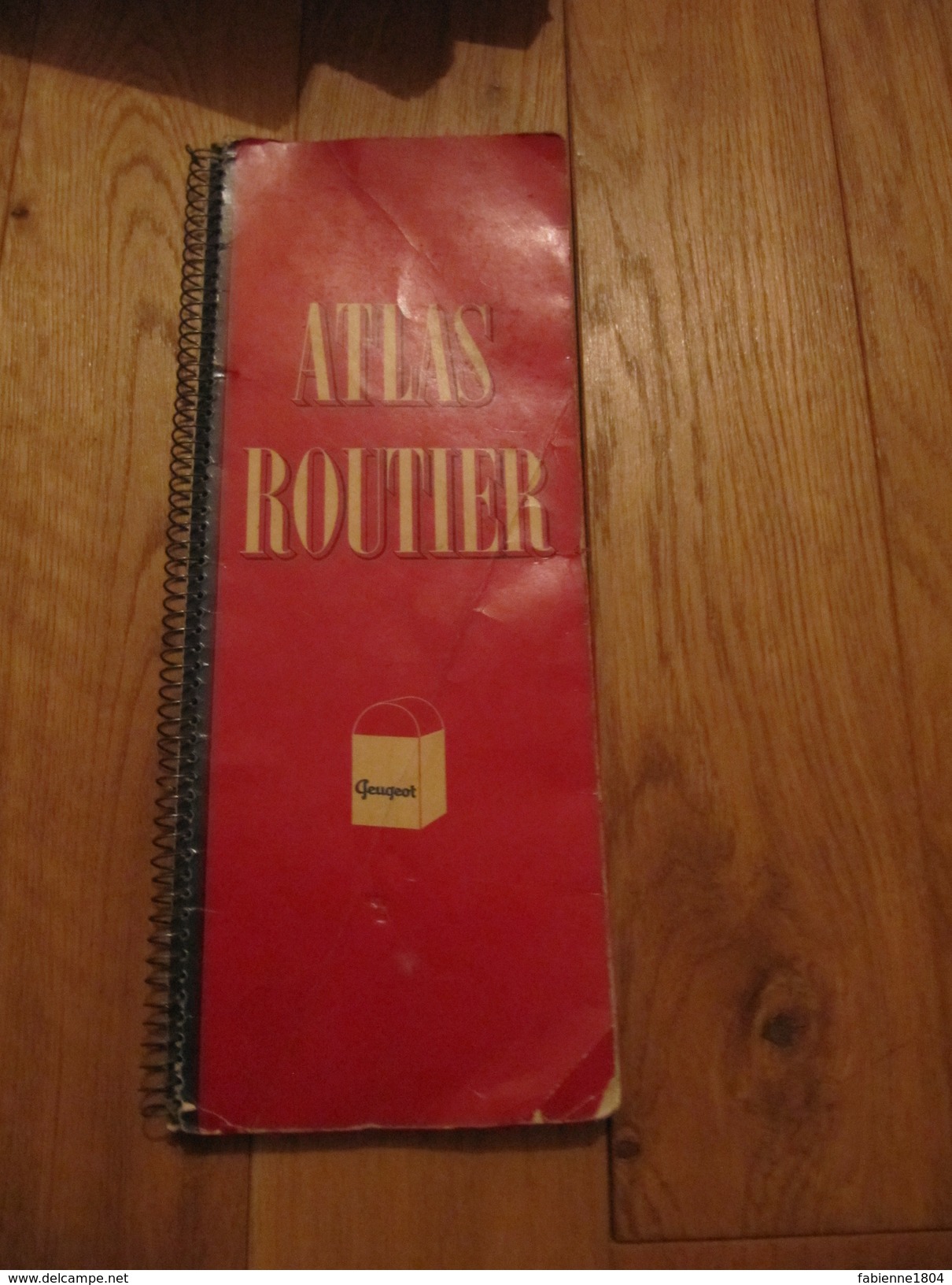 Atlas Routier Peugeot Draeger Freres 1952 Bergelin - Cartes/Atlas