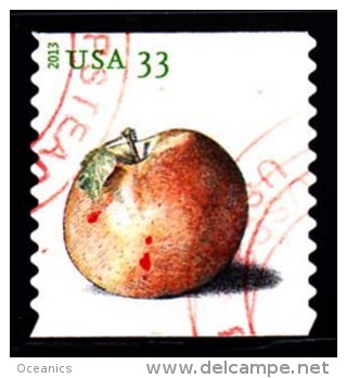 Etats-Unis / United States (Scott No.4732 - Pomme / Northern Spy / Apple) (o) Roulette / Coil - Used Stamps