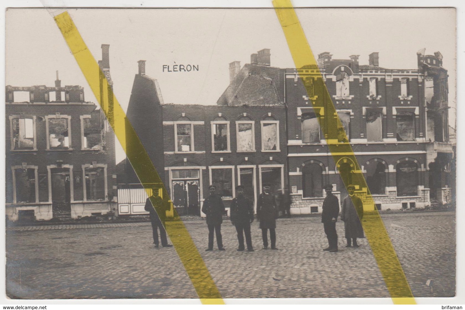 BELGIQUE FLERON  CARTE PHOTO ALLEMANDE MILITARIA 1914/1918 WK1 WW1 - Fléron