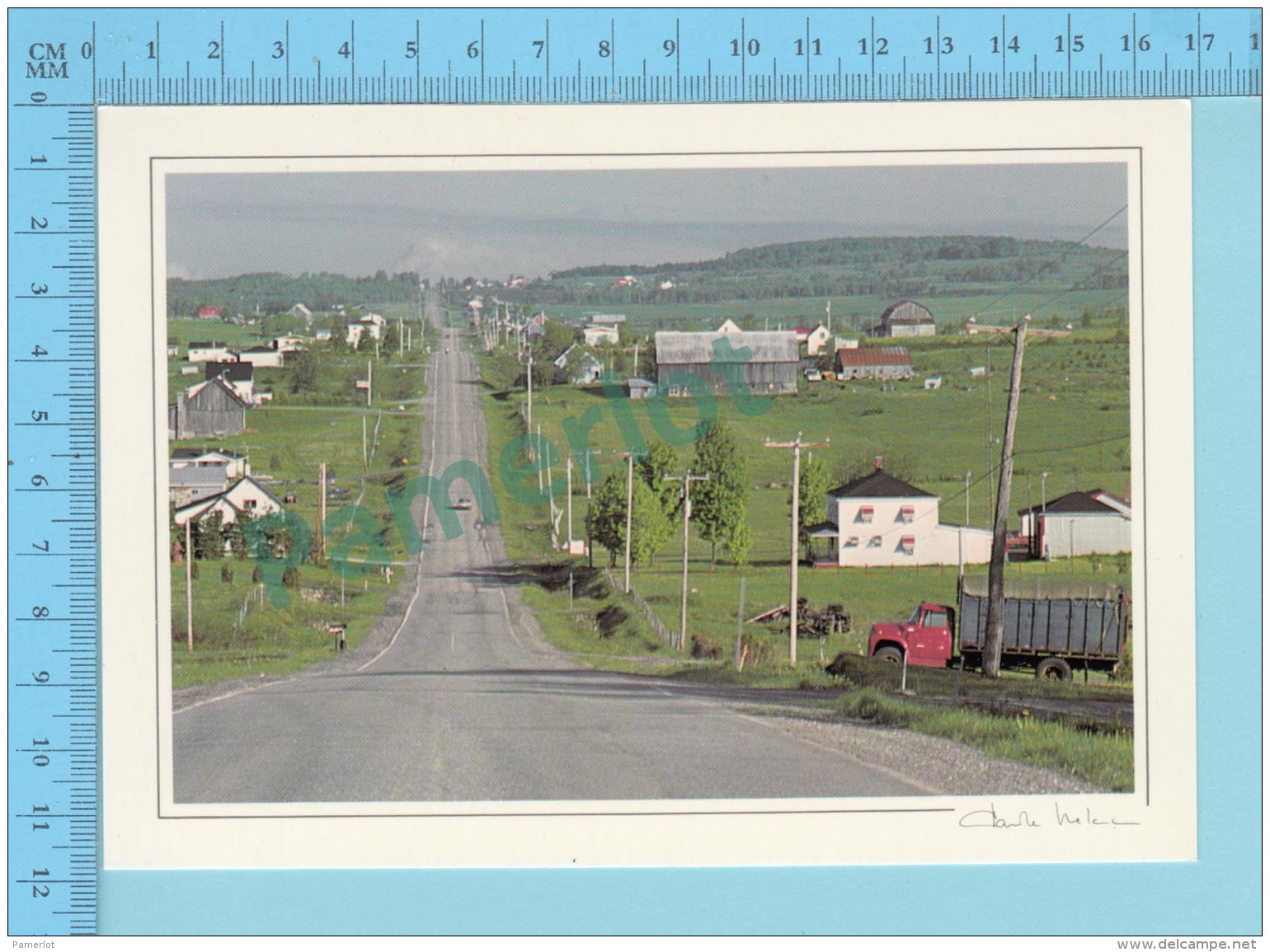 Framing Card, à Encadrer - Quebec, Loin De La Grande Ville  Photo: Carole Melançon - Carte Postale - 2 Scans - Autres & Non Classés