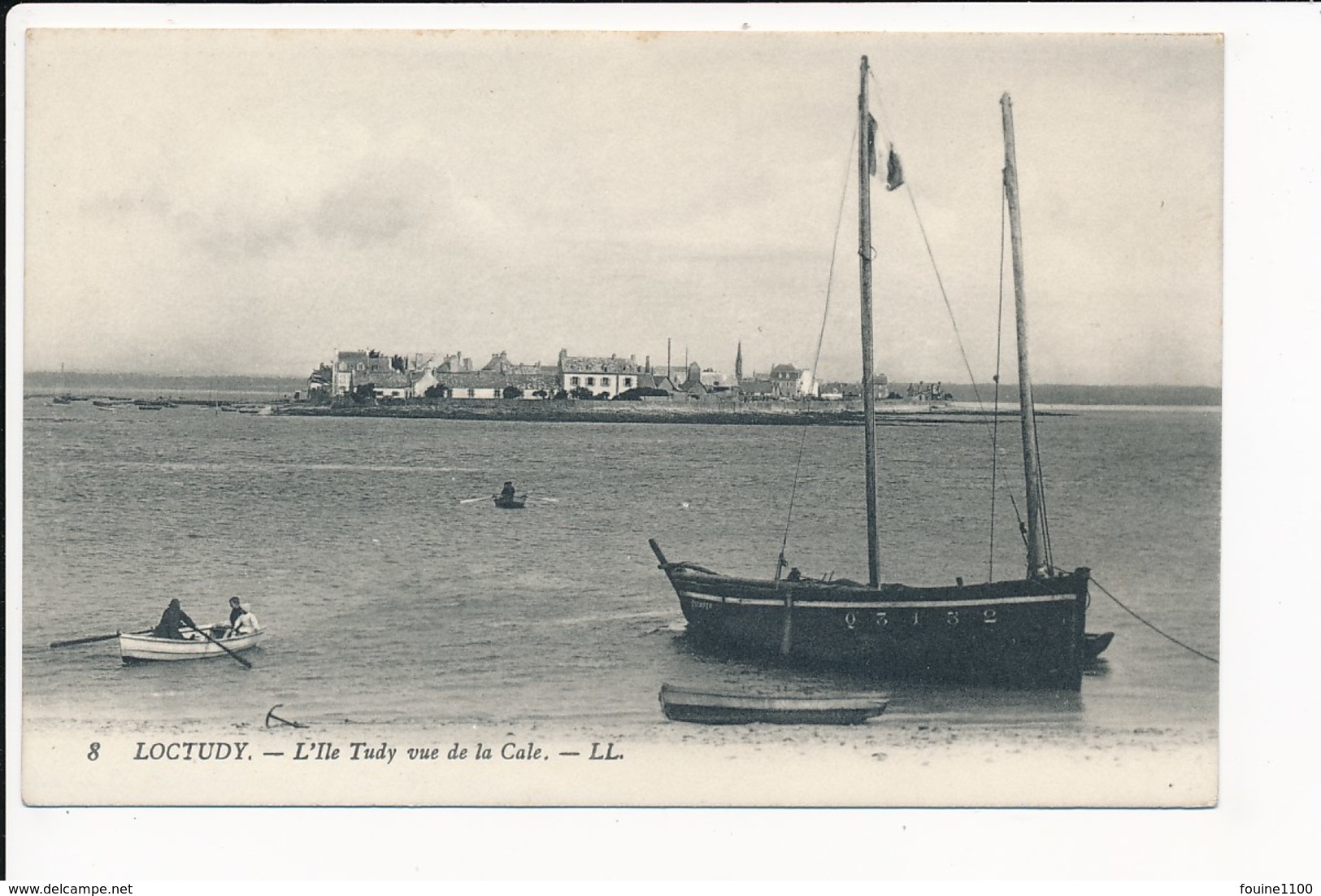 Carte De Loctudy   île Tudy     ( Recto Verso ) - Loctudy