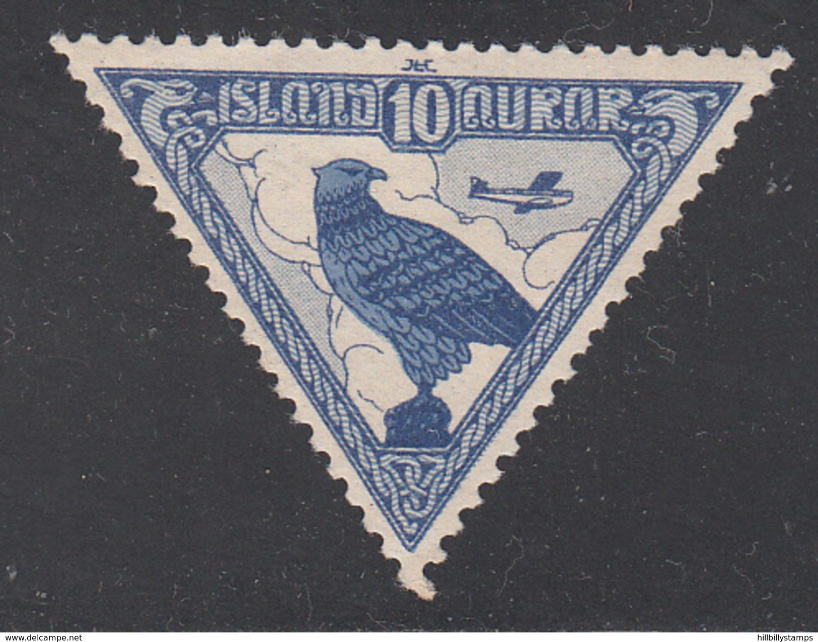 ICELAND      SCOTT NO. C3    MINT HINGED     YEAR  1930 - Poste Aérienne