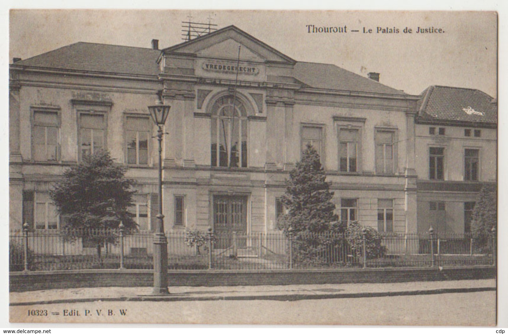 Cpa Thourout  Palais De Justice - Torhout