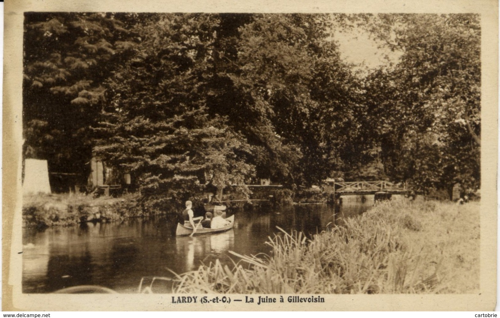 91 LARDY - La Juine à Gillevoisin - Barque - Lardy