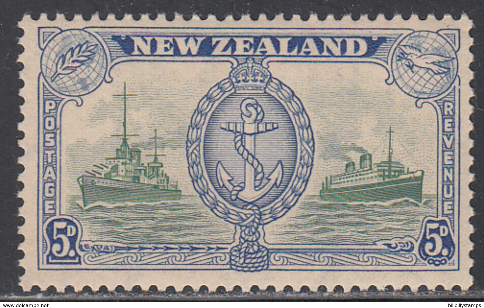 NEW ZEALAND    SCOTT NO. 253     MNH     YEAR  1946 - Nuovi