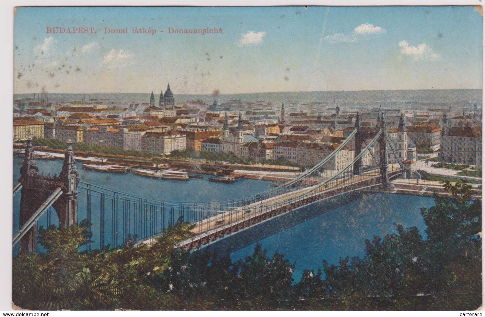 HONGRIE,HUNGARY,BUDAPEST,VUE ANCIENNE - Hongrie