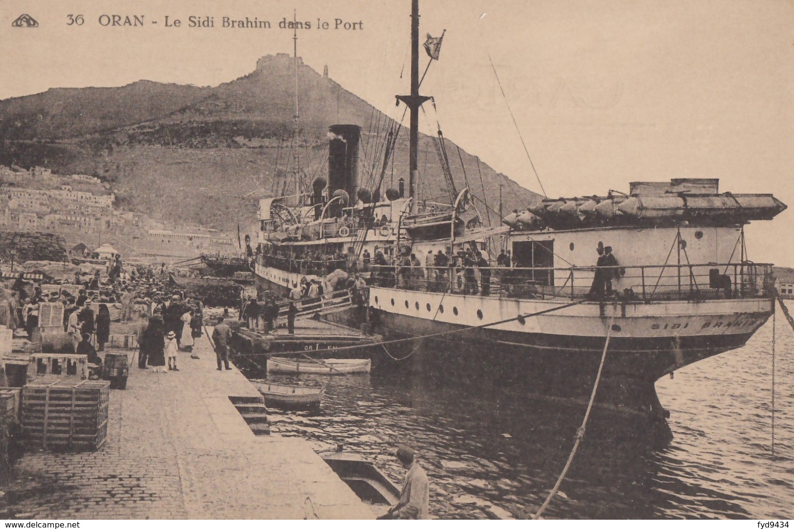 CPA - Oran - Le Sidi Brahim Dans Le Port - Oran