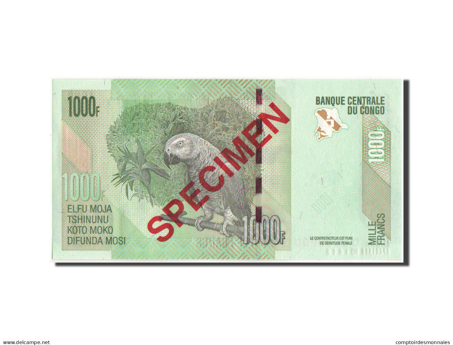 Billet, Congo Democratic Republic, 1000 Francs, 2013, 30.6.2013, KM:101s, NEUF - Repubblica Democratica Del Congo & Zaire