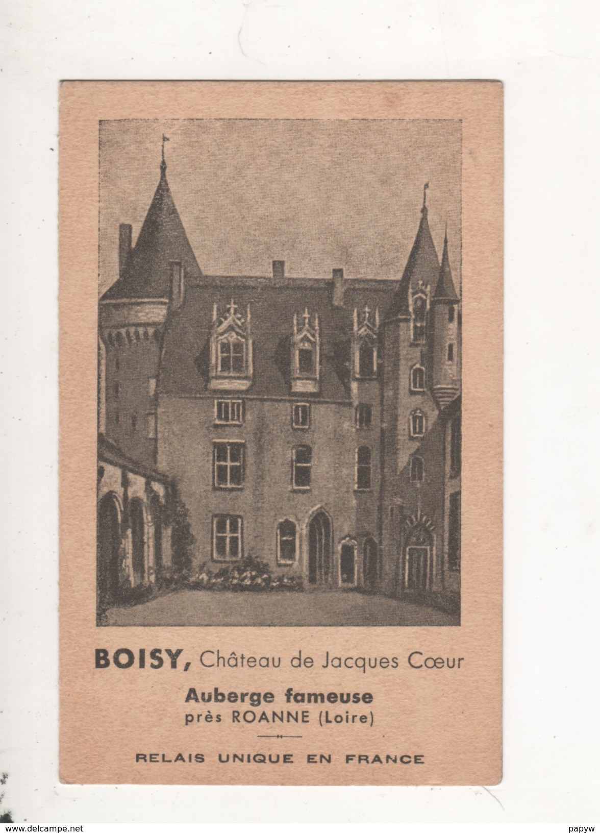 Boisy Auberge Pres Roanne Carte Pub - Roanne