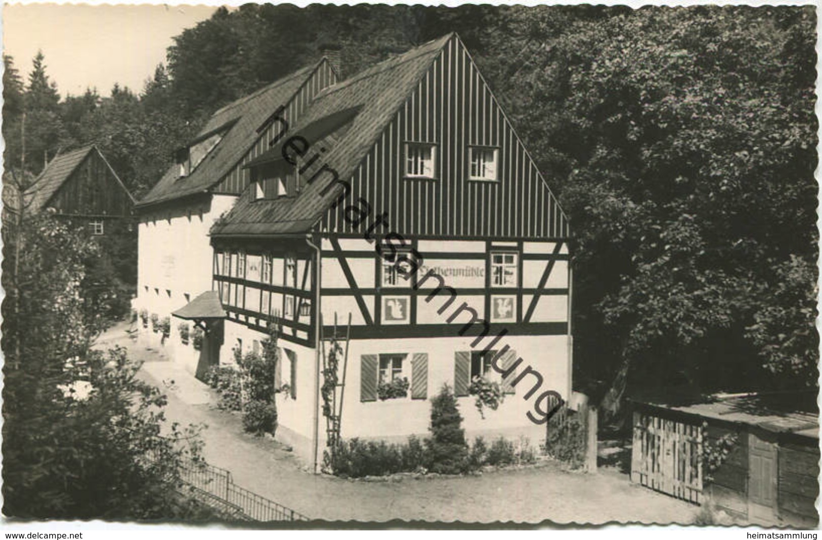 Kleinhennersdorf - Liethenmühle - Foto-AK 60er Jahre - Verlag Dr. A. Weyhmann Königstein - Rückseite Beschrieben - Kleinhennersdorf