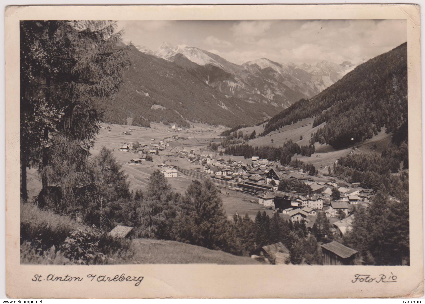 CARTE PHOTO,AUTRICHE,OSTERREICH,AUSTRIA,TYROL,SAINT ANTON AM ARLBERG,LANDECK,BEZIRK - St. Anton Am Arlberg