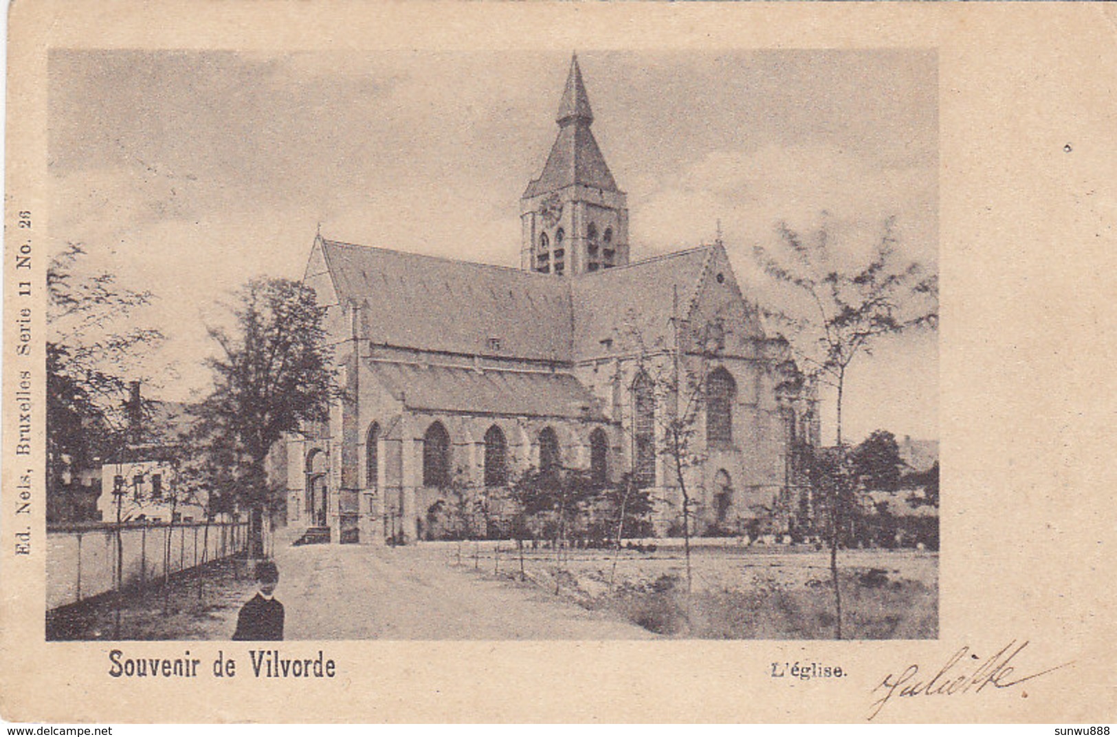 Vilvoorde - L'Eglise (Animatie, 1902) - Vilvoorde