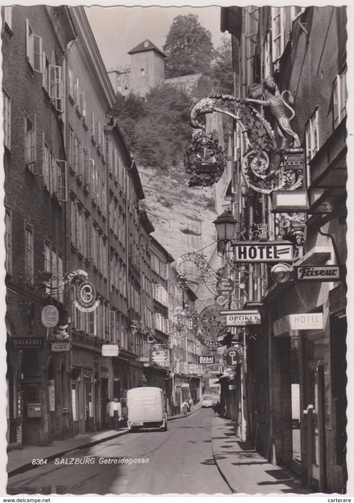 CARTE PHOTO RHOMBERG, AUTRICHE,OSTERREICH,OESTERREICH,SALZBURG,SALZBOURG,commerce,hotel,café - Autres & Non Classés