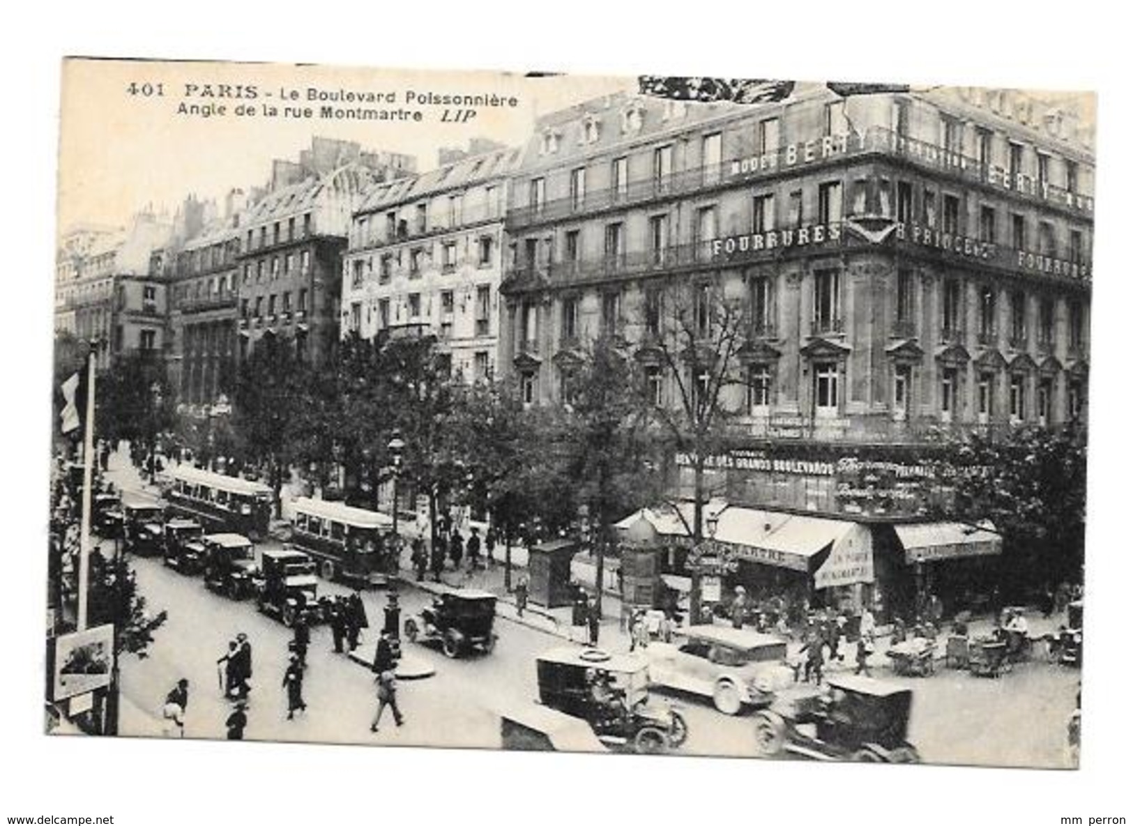 (12652-75) Paris - Boulevard Poissonniere - Angle De La Rue Montmartre - Paris (09)