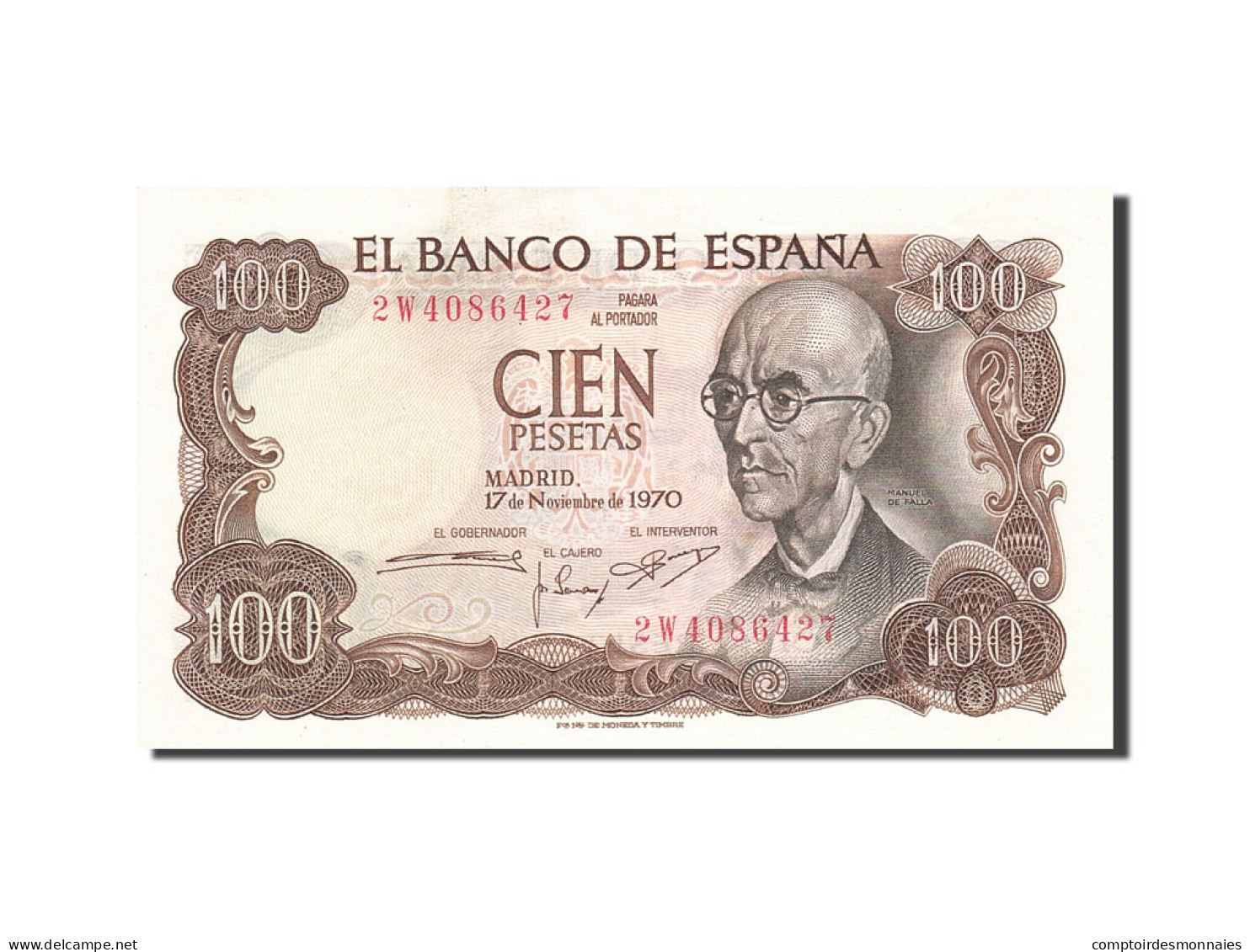 Billet, Espagne, 100 Pesetas, 1970-1971, 1970-11-17, KM:152a, SPL - 100 Peseten