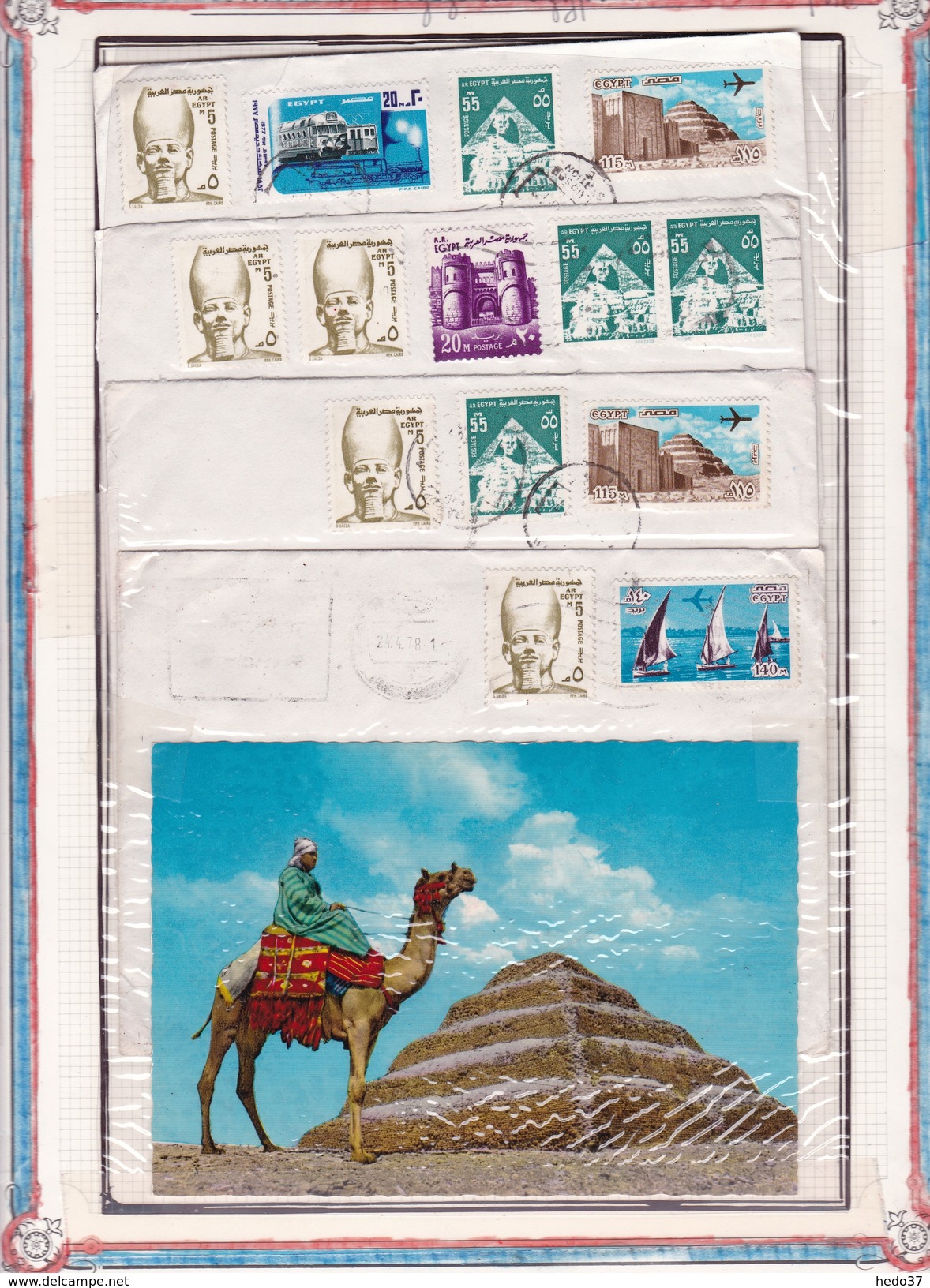 Egypte - Collection Vendue Page Par Page - Timbres Oblitérés / Neufs *(avec Charnière) -Qualité B/TB - Storia Postale