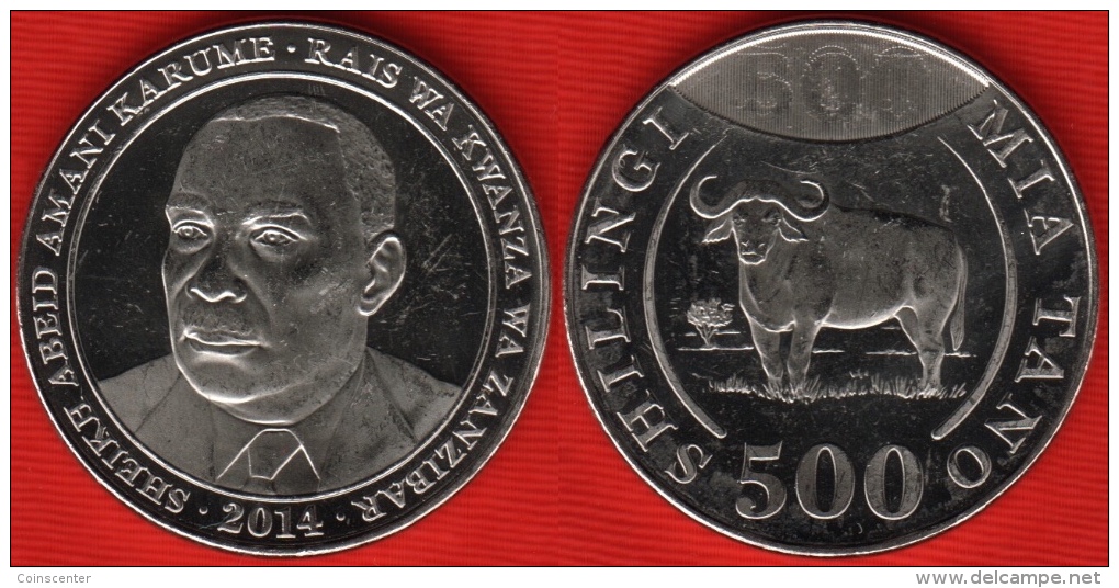 Tanzania 500 Shillings 2014 "Buffalo" UNC - Tanzania