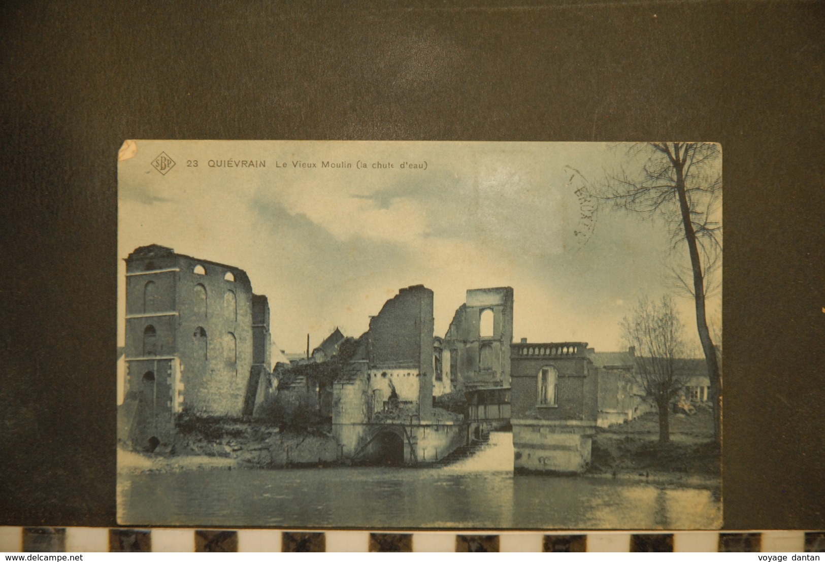 CP, BELGIQUE, QUIEVRAIN - Le Vieux Moulin , 1908 - Quiévrain