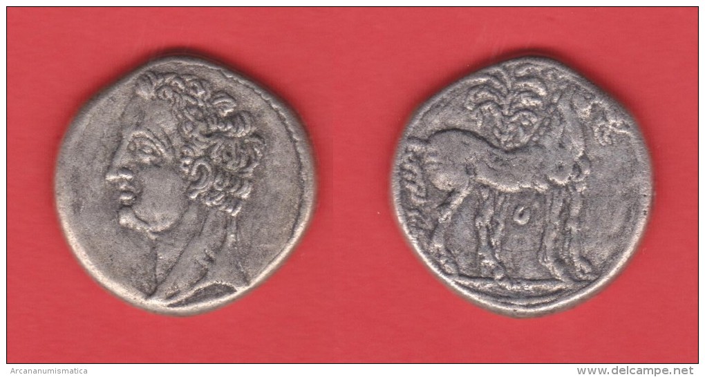 Hispania CARTAGONOVA -Shekel  220-205 A.C.(Before Christ)  Siclo-Plata  Réplica   T-DL-11.225 - Monedas Falsas