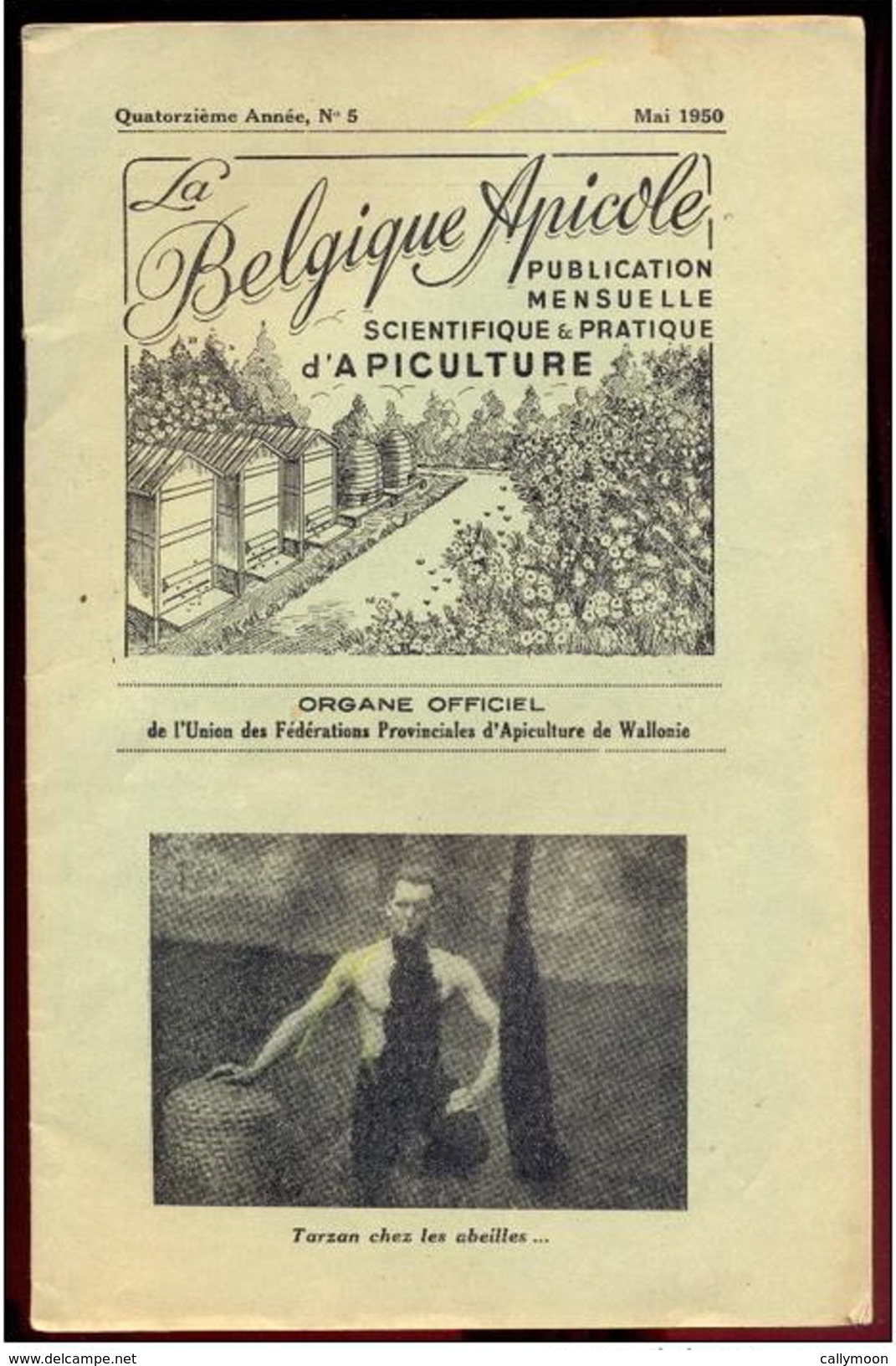 La Belgique Apicole - N°5 - Mai 1950. - Animaux