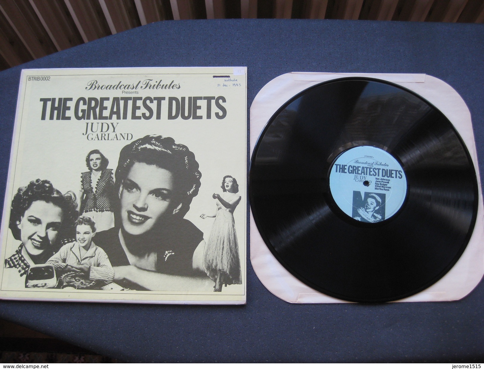 Disque 33 Tours "The Greatest Duets" Judy Garland & - Musicals