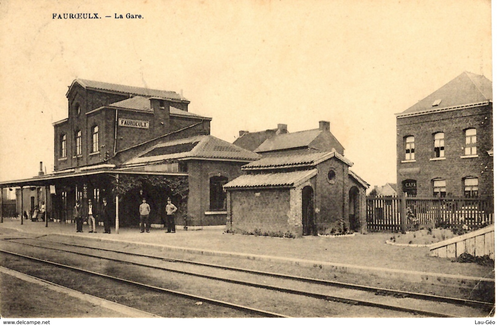 Fauroeulx (Estinne). La Gare - Estinnes