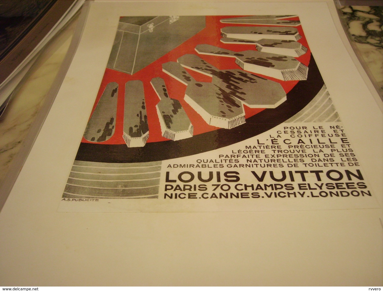 ANCIENNE PUBLICITE  LOUIS VUITTON 1930 - Autres & Non Classés