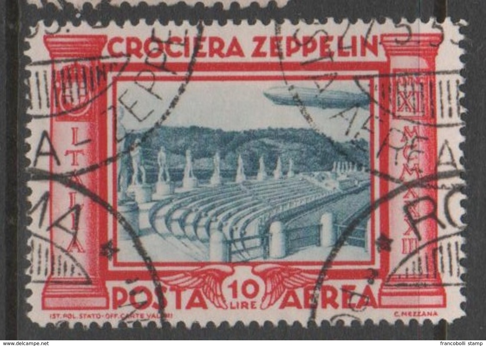 1933 Crociera Zeppelini - Oblitérés