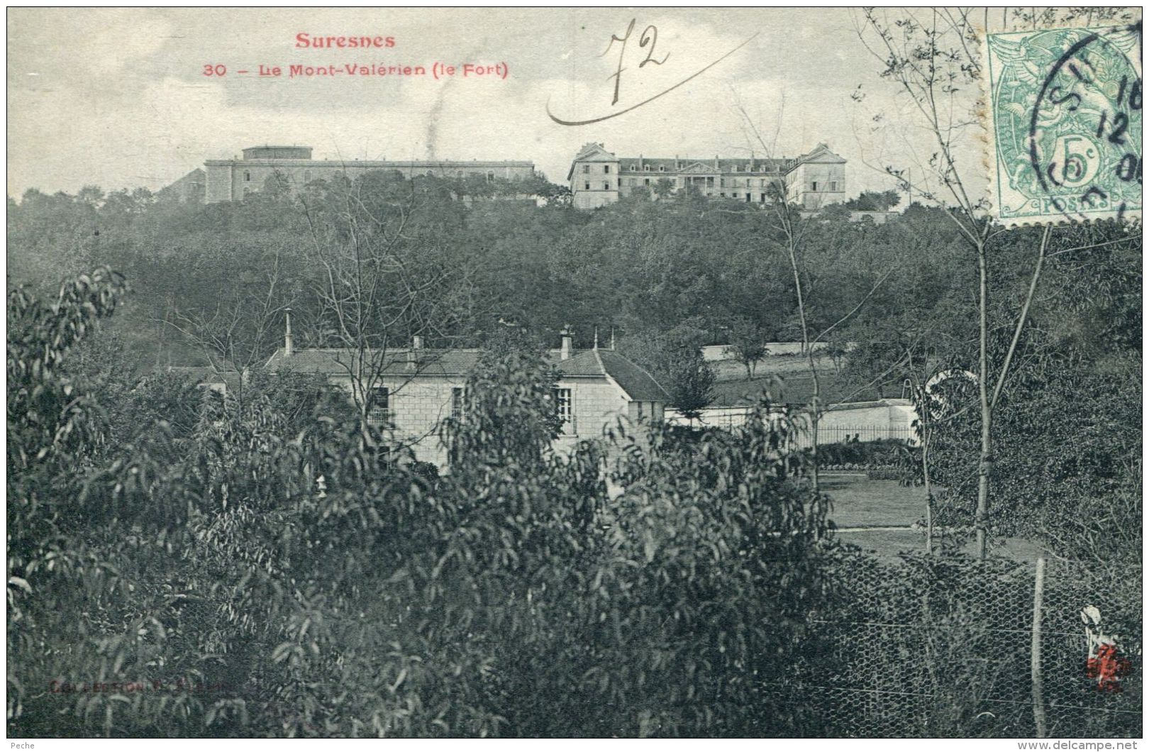 N°50921 -cpa Suresnes -fort Du Mont Valérien- - Mont Valerien