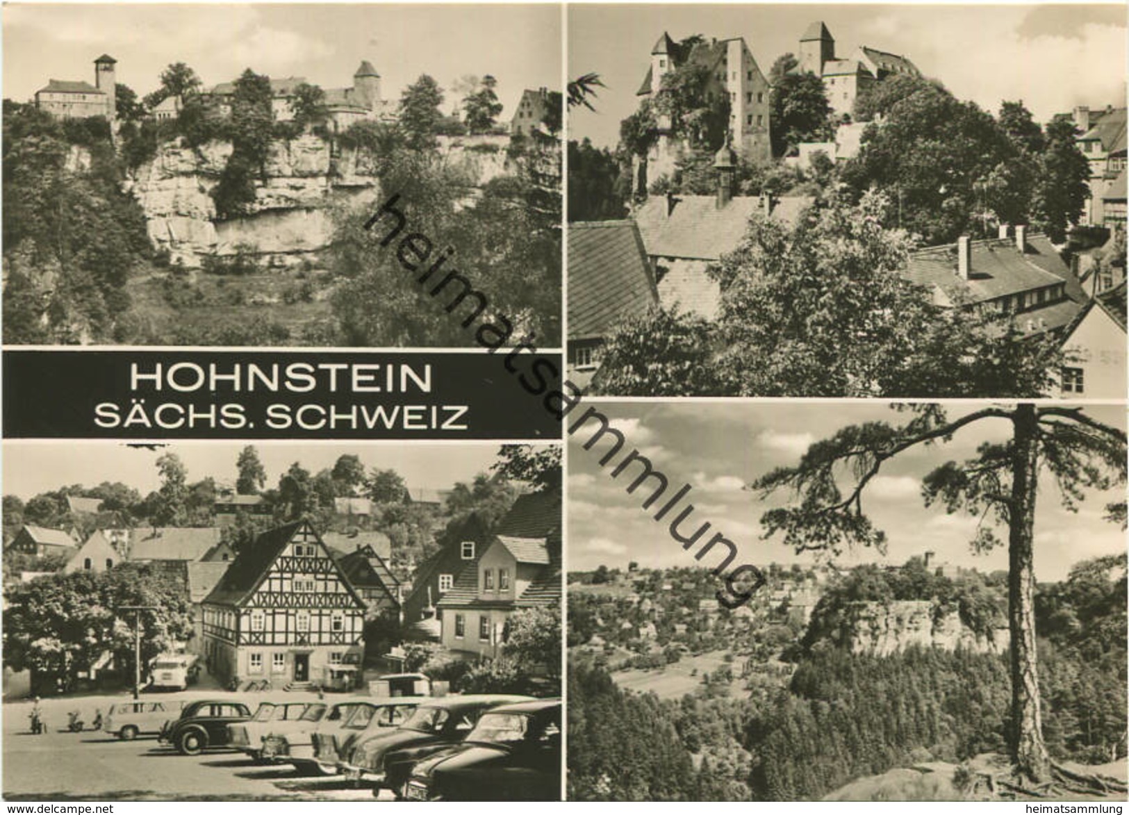 Hohnstein - Foto-AK Grossformat 60er Jahre - Verlag VEB Bild Und Heimat Reichenbach - Hohnstein (Saechs. Schweiz)