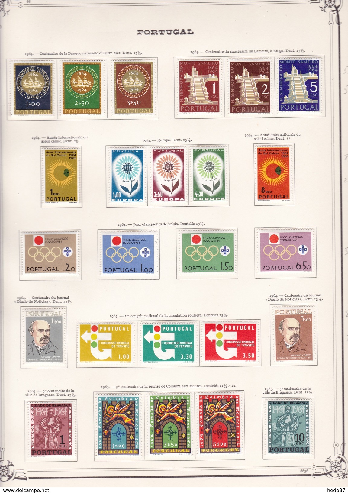 Portugal - Collection Vendue Page Par Page - Timbres Oblitérés / Neufs *(avec Charnière) -Qualité B/TB - Neufs