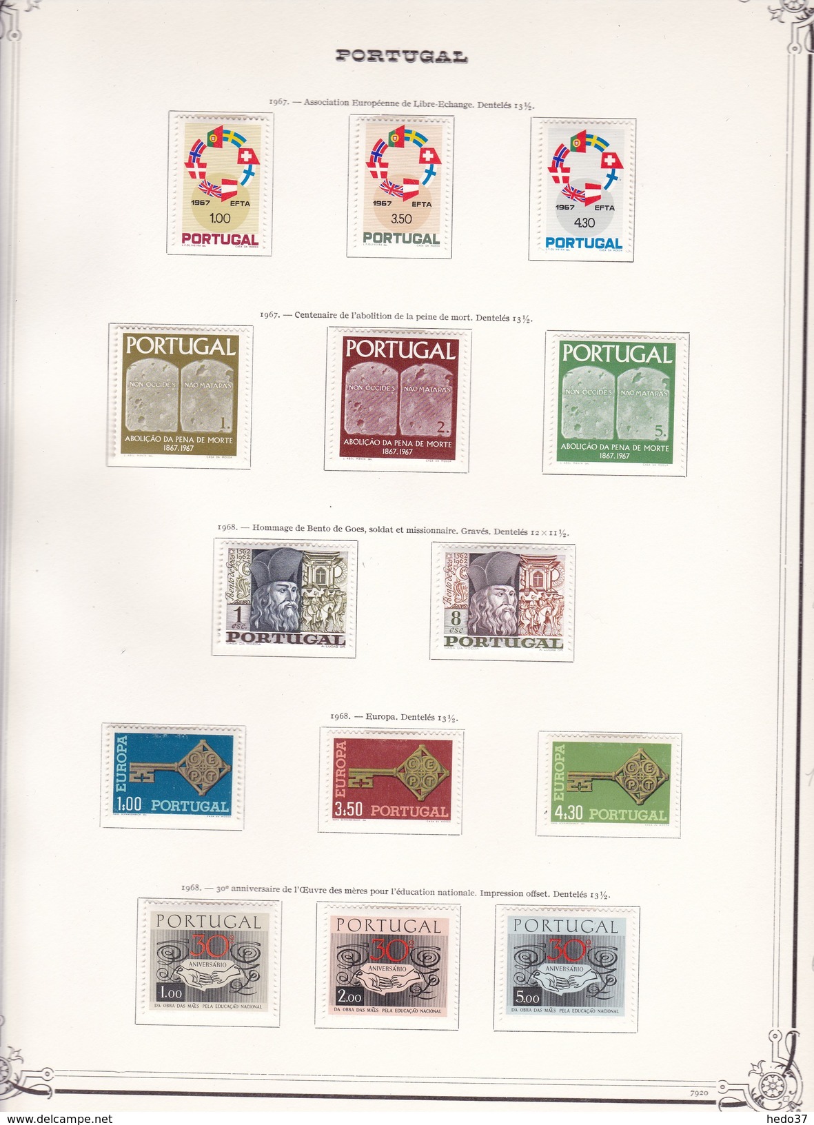 Portugal - Collection Vendue Page Par Page - Timbres Oblitérés / Neufs *(avec Charnière) -Qualité B/TB - Neufs