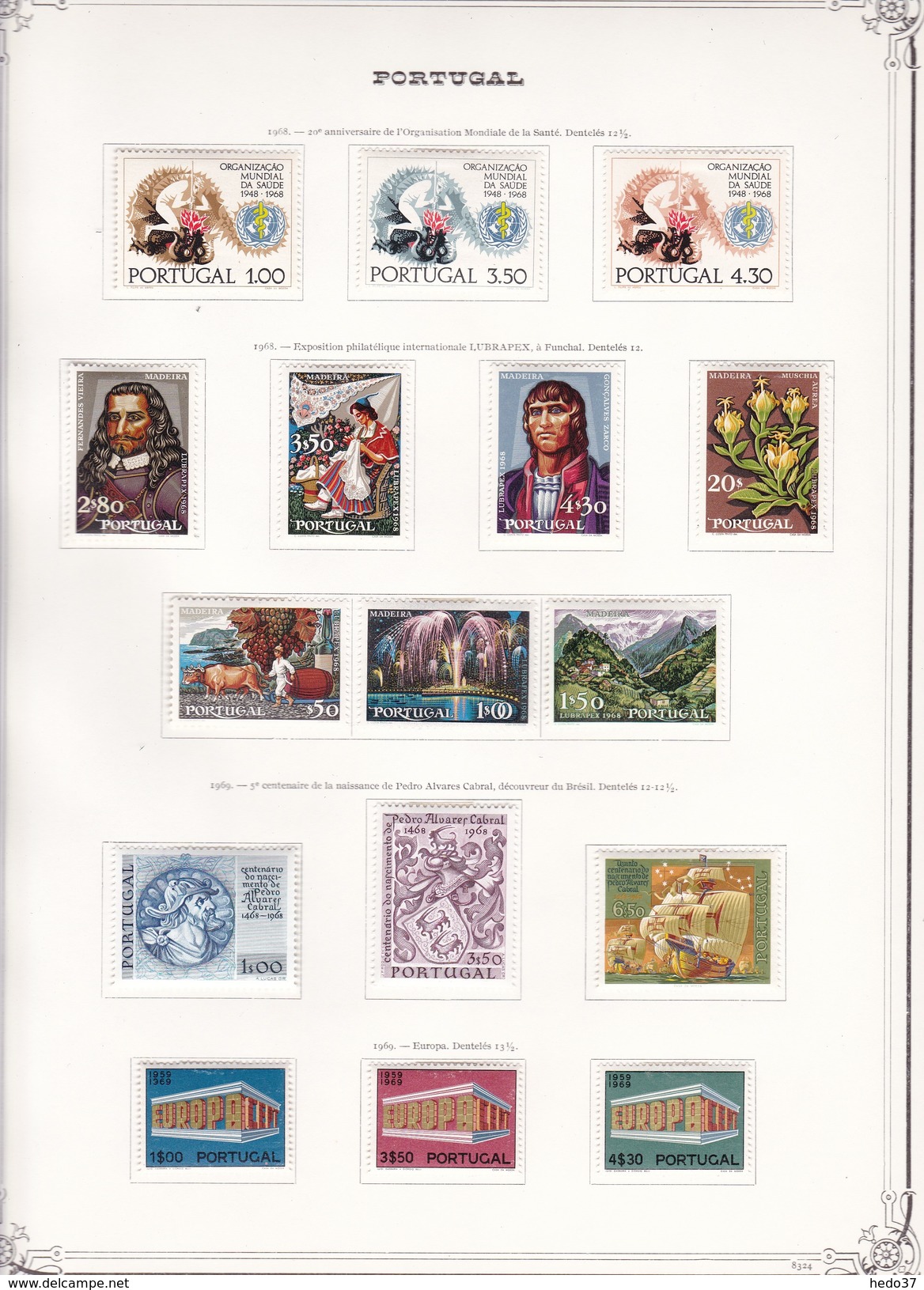 Portugal - Collection Vendue Page Par Page - Timbres Oblitérés / Neufs *(avec Charnière) -Qualité B/TB - Unused Stamps