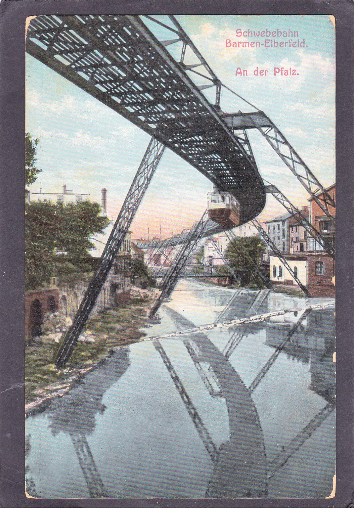 Old/Antique? Postcard Of Schwebebahn,Barmen-Elberfeld,Wuppertal Suspension Railway, North Rhine-Westphalia, Germany,N54. - Wuppertal