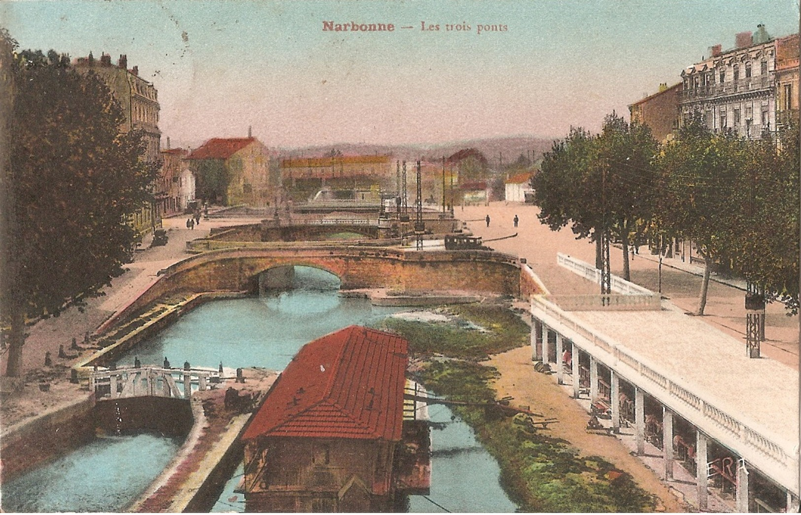 Narbonne-les Trois Ponts-ecluses - Narbonne