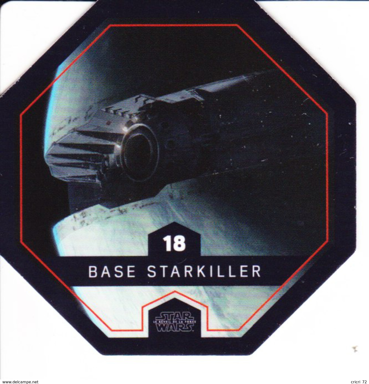 18 BASE STARKILLER 2016 STAR WARS LECLERC COSMIC SHELLS - Episode II