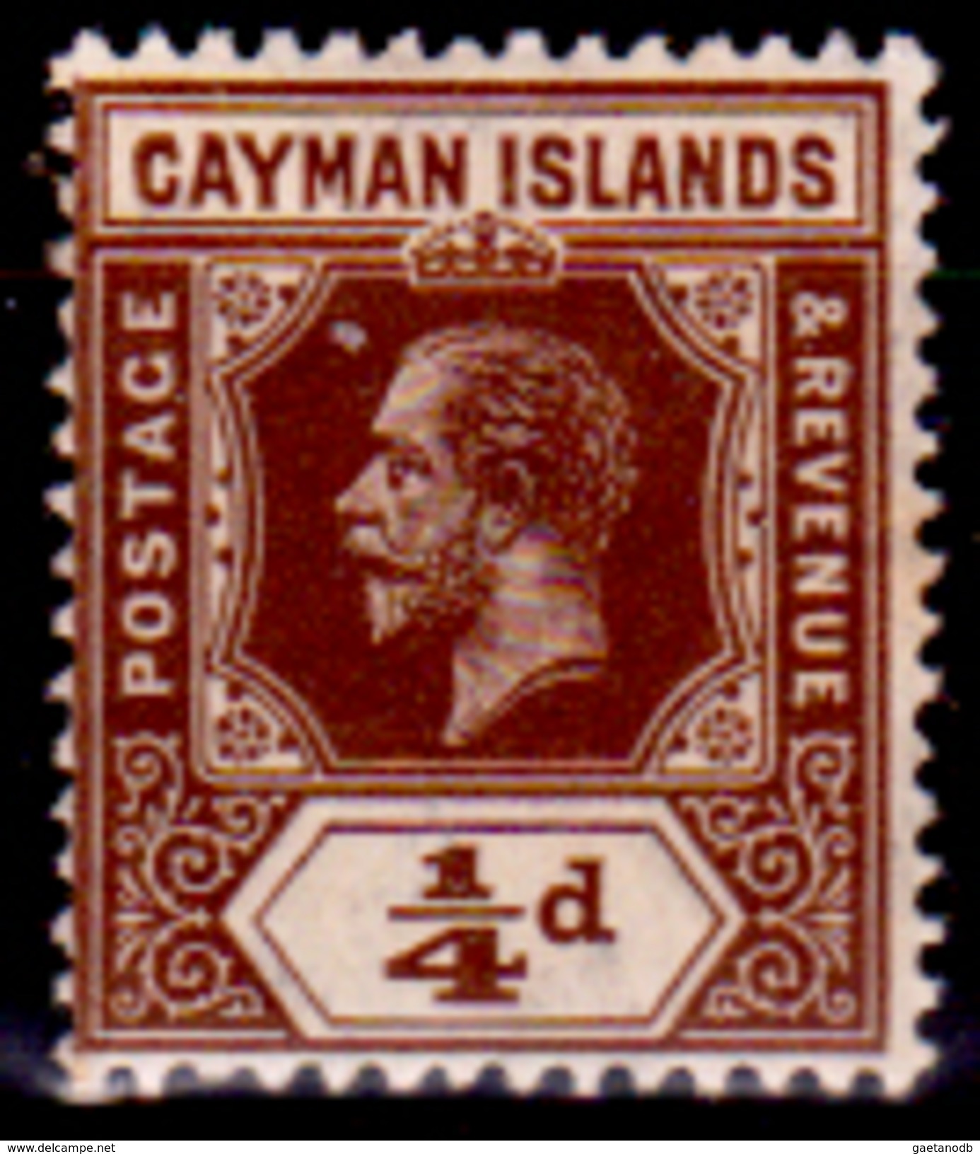 Cayman-007 - 1912-20 - (+) Hinged - Privo Di Difetti Occulti. - Cayman (Isole)