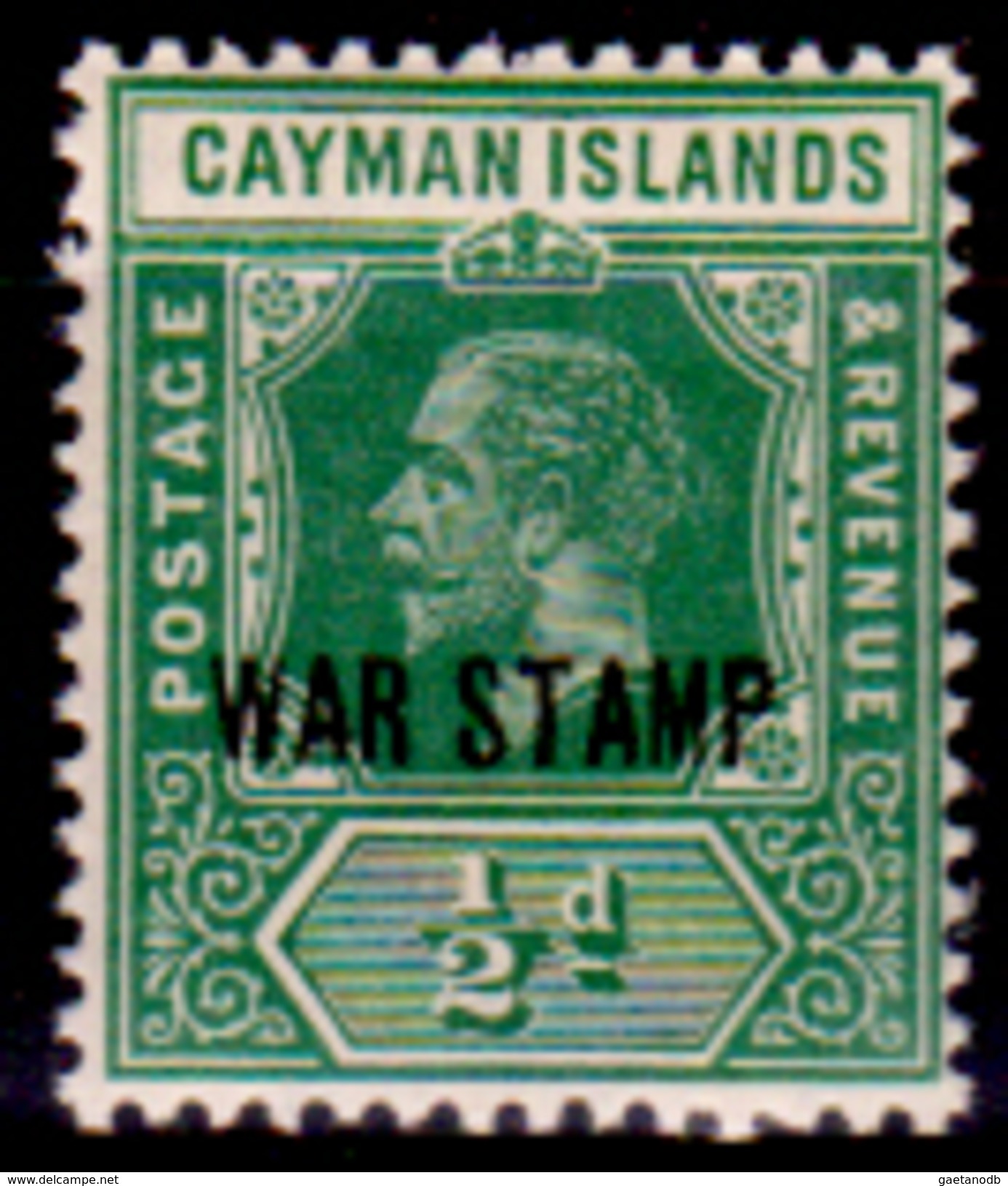 Cayman-008 - 1919-20 - (+) LH - Privo Di Difetti Occulti. - Cayman (Isole)