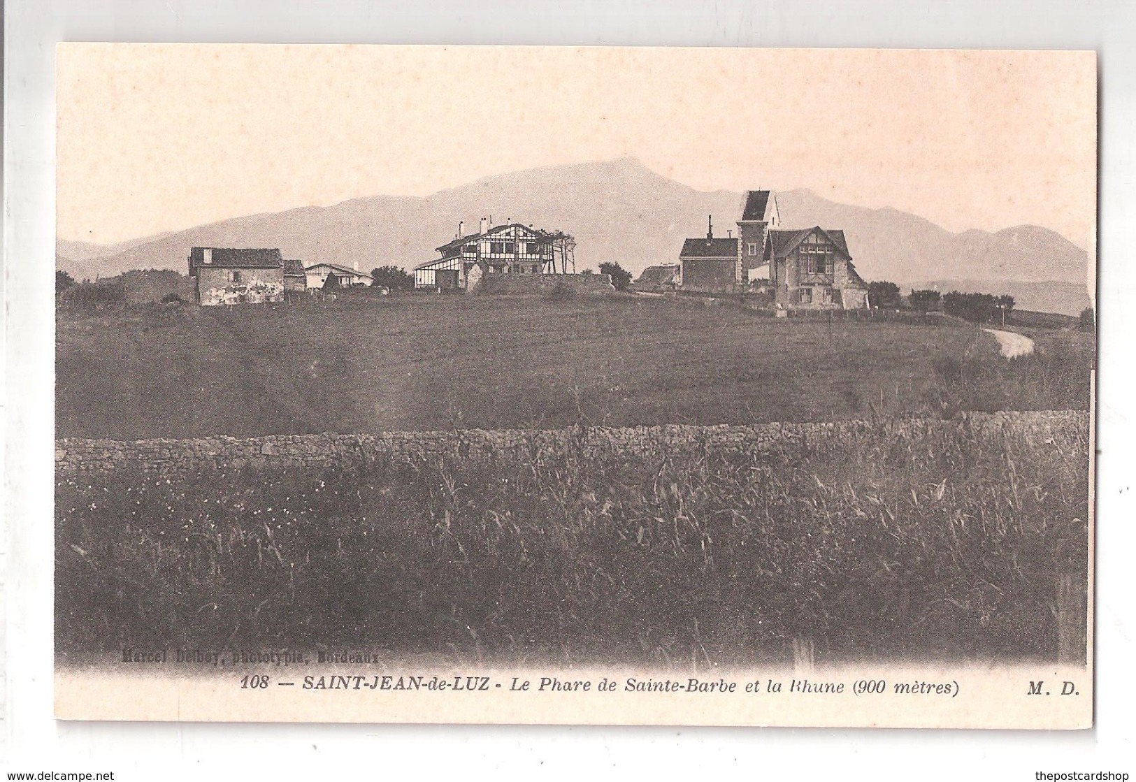 CPA 64 N°108 - ST JEAN DE LUZ - Le Phare De Sainte-Barbe Et La Rhune - [64] - Pyrénées Atlantiques Unused - Saint Jean De Luz