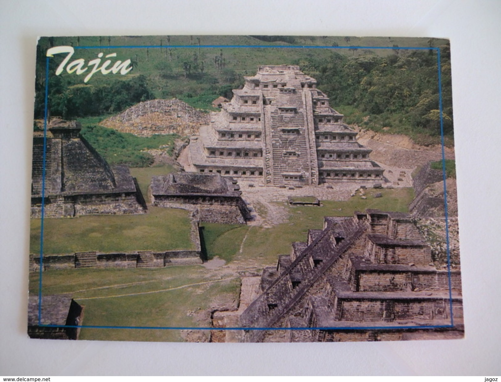 Postcard Postal Mexico Veracruz Tajin Niches Temple And Arqueological Zone - Messico