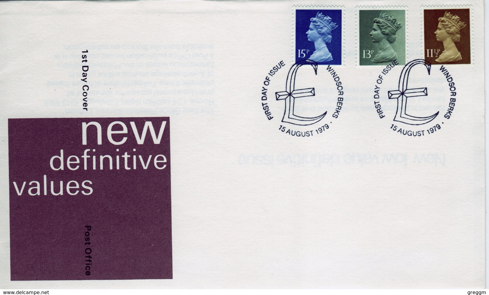 GB First Day Cover To Celebrate The Definitive Stamps Issued In 1979. - 1971-1980 Decimal Issues