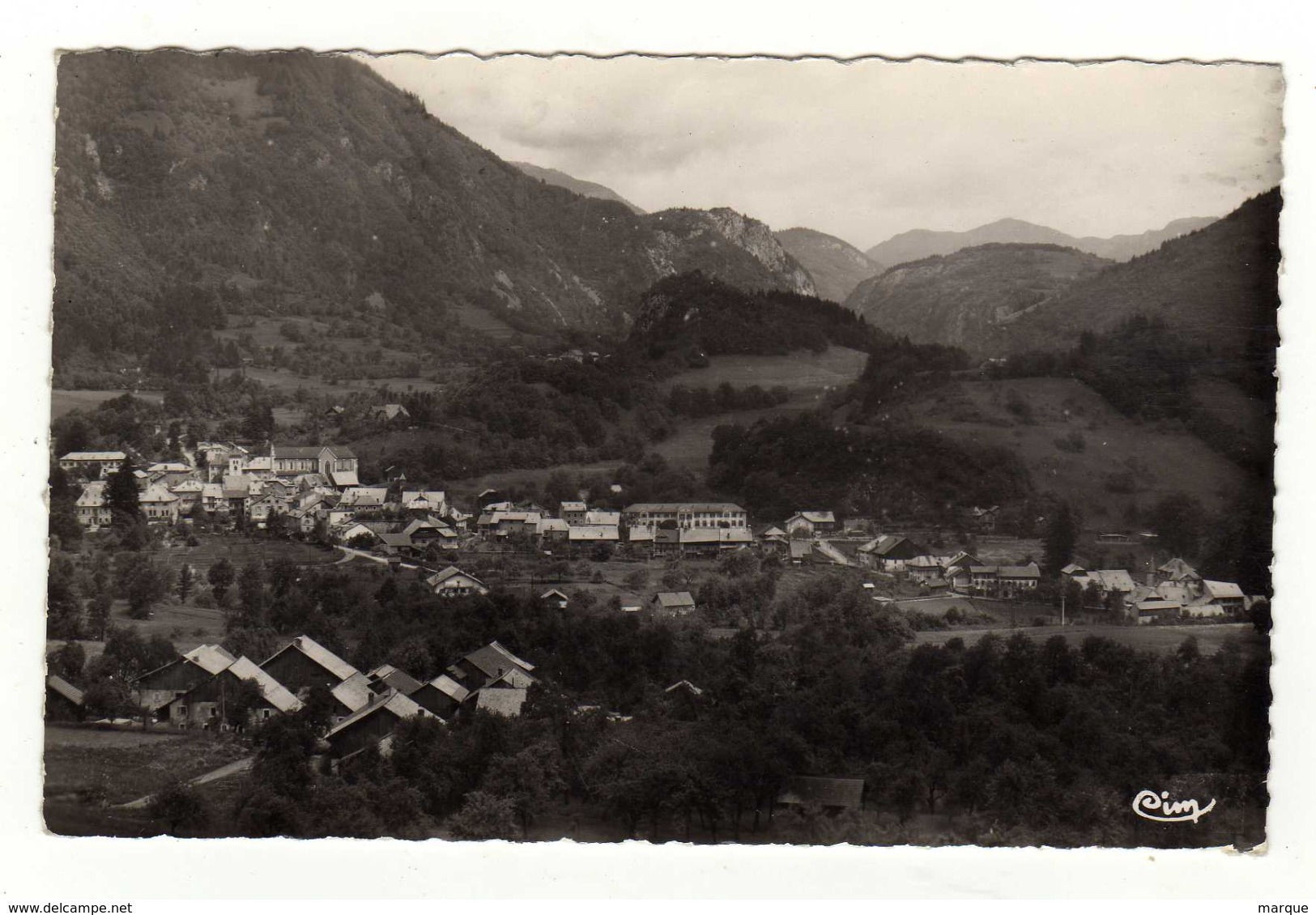 Cpsm N° 2 SAINT JEOIRE EN FAUCIGNY Vue Générale - Saint-Jeoire